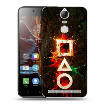 Силиконовый чехол на Lenovo K5 Note с принтом Squid Game Игра кальмара