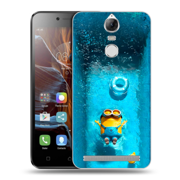 Силиконовый чехол на Lenovo K5 Note с принтом Миньоны
