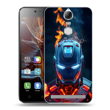 Силиконовый чехол на Lenovo K5 Note с принтом IronMan Железный человек