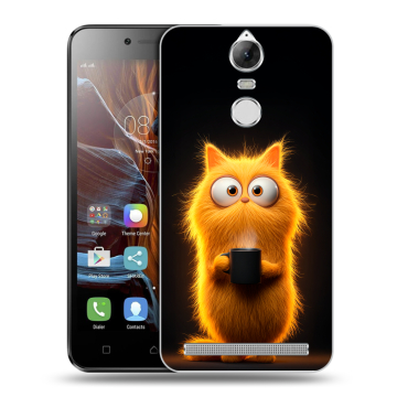 Силиконовый чехол на Lenovo K5 Note с принтом Смешной кот Силиконовый чехол на Lenovo K5 Note с принтом Смешной кот