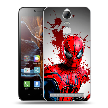 Силиконовый чехол на Lenovo K5 Note с принтом Spiderman Человек паук