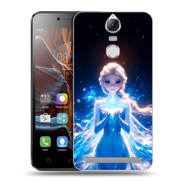 Силиконовый чехол на Lenovo K5 Note с принтом Холодное сердце Frozen Силиконовый чехол на Lenovo K5 Note с принтом Холодное сердце Frozen