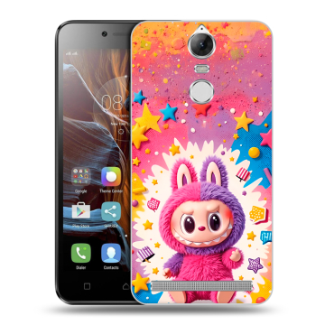Силиконовый чехол на Lenovo K5 Note с принтом Labubu Лабубу Силиконовый чехол на Lenovo K5 Note с принтом Labubu Лабубу