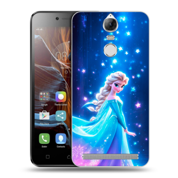 Силиконовый чехол на Lenovo K5 Note с принтом Холодное сердце Frozen Силиконовый чехол на Lenovo K5 Note с принтом Холодное сердце Frozen
