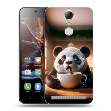 Силиконовый чехол на Lenovo K5 Note с принтом смешная панда