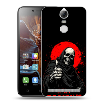 Силиконовый чехол на Lenovo K5 Note с принтом смешной скелет Силиконовый чехол на Lenovo K5 Note с принтом смешной скелет