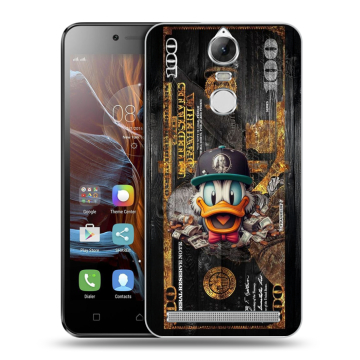 Силиконовый чехол на Lenovo K5 Note с принтом Дональд Дак Доллар Силиконовый чехол на Lenovo K5 Note с принтом Дональд Дак Доллар