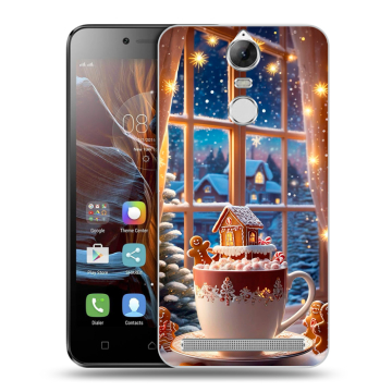 Силиконовый чехол на Lenovo K5 Note с принтом Новый год Силиконовый чехол на Lenovo K5 Note с принтом Новый год