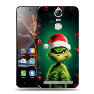 Силиконовый чехол на Lenovo K5 Note с принтом Гринч Новый год Рождество Силиконовый чехол на Lenovo K5 Note с принтом Гринч Новый год Рождество