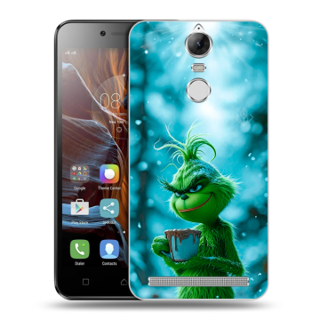 Силиконовый чехол на Lenovo K5 Note с принтом Новый год гринч Силиконовый чехол на Lenovo K5 Note с принтом Новый год гринч
