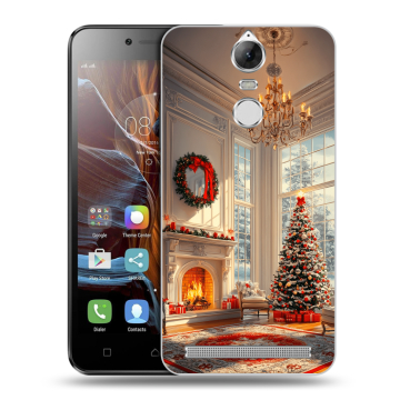 Силиконовый чехол на Lenovo K5 Note с принтом Новый год Силиконовый чехол на Lenovo K5 Note с принтом Новый год