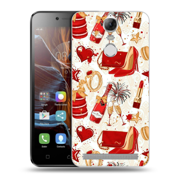 Силиконовый чехол на Lenovo K5 Note с принтом Новый год Силиконовый чехол на Lenovo K5 Note с принтом Новый год