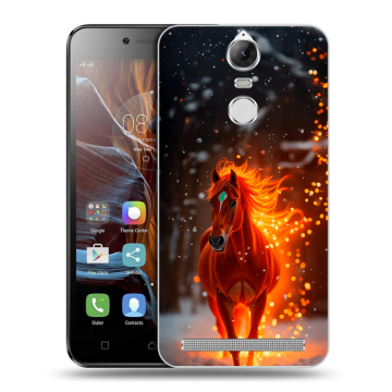Силиконовый чехол на Lenovo K5 Note с принтом Новый год