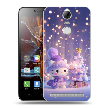 Силиконовый чехол на Lenovo K5 Note с принтом Новый год
