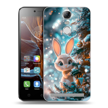 Силиконовый чехол на Lenovo K5 Note с принтом Новый год