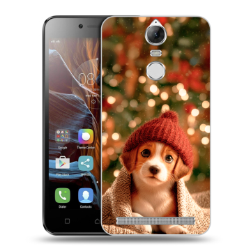 Силиконовый чехол на Lenovo K5 Note с принтом Новый год