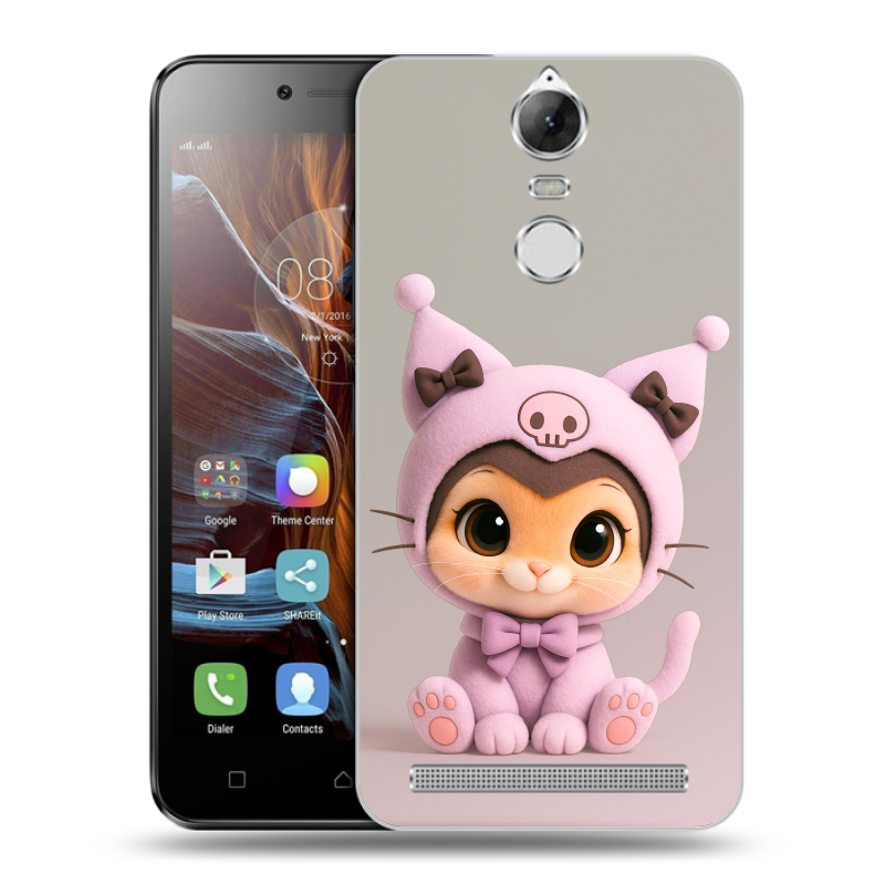 Силиконовый чехол на Lenovo K5 Note с принтом Куроми Kuromi Силиконовый чехол на Lenovo K5 Note с принтом Куроми Kuromi