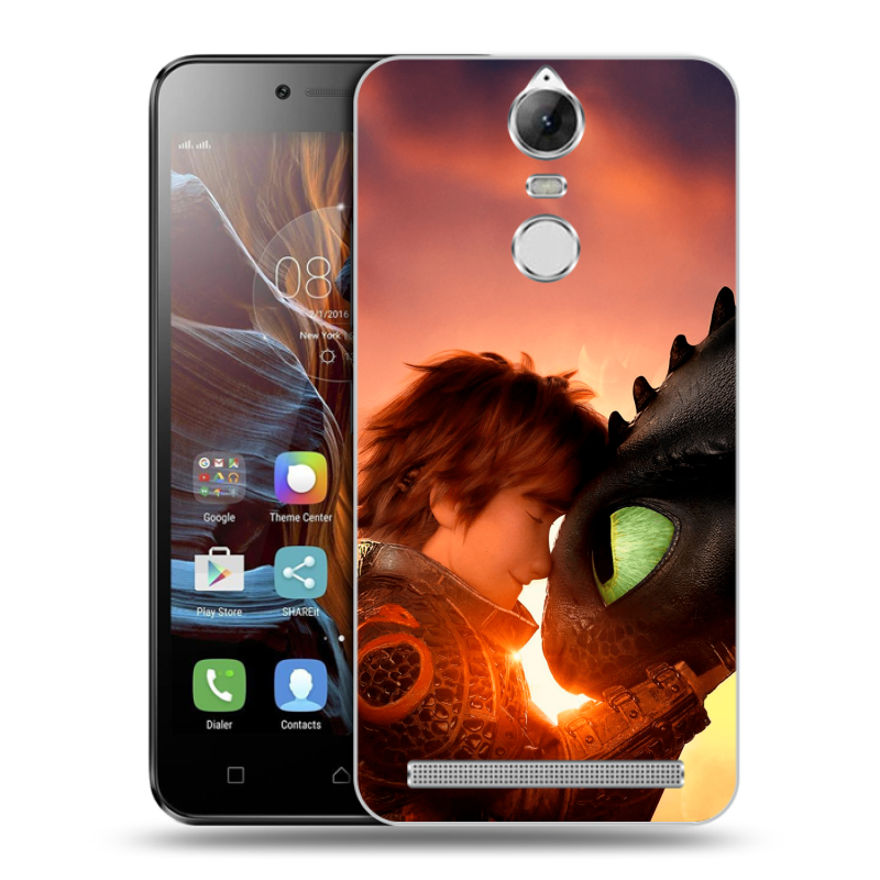Силиконовый чехол на Lenovo K5 Note с принтом Как приручить дракона Силиконовый чехол на Lenovo K5 Note с принтом Как приручить дракона