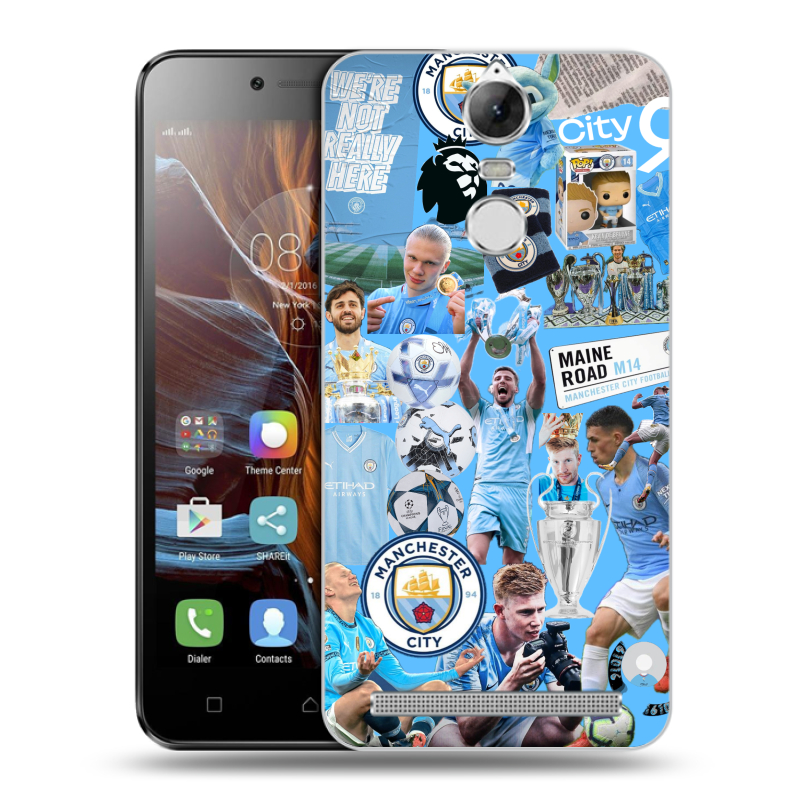 Силиконовый чехол на Lenovo K5 Note с принтом Man City Манчестер Сити Силиконовый чехол на Lenovo K5 Note с принтом Man City Манчестер Сити