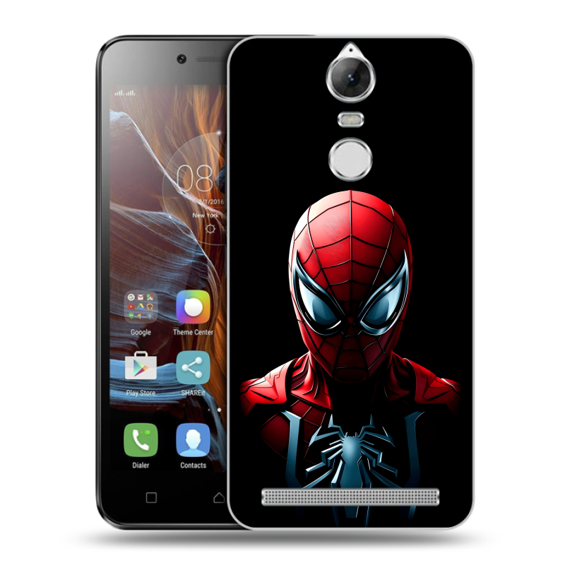 Силиконовый чехол на Lenovo K5 Note с принтом Spiderman Человек паук Силиконовый чехол на Lenovo K5 Note с принтом Spiderman Человек паук