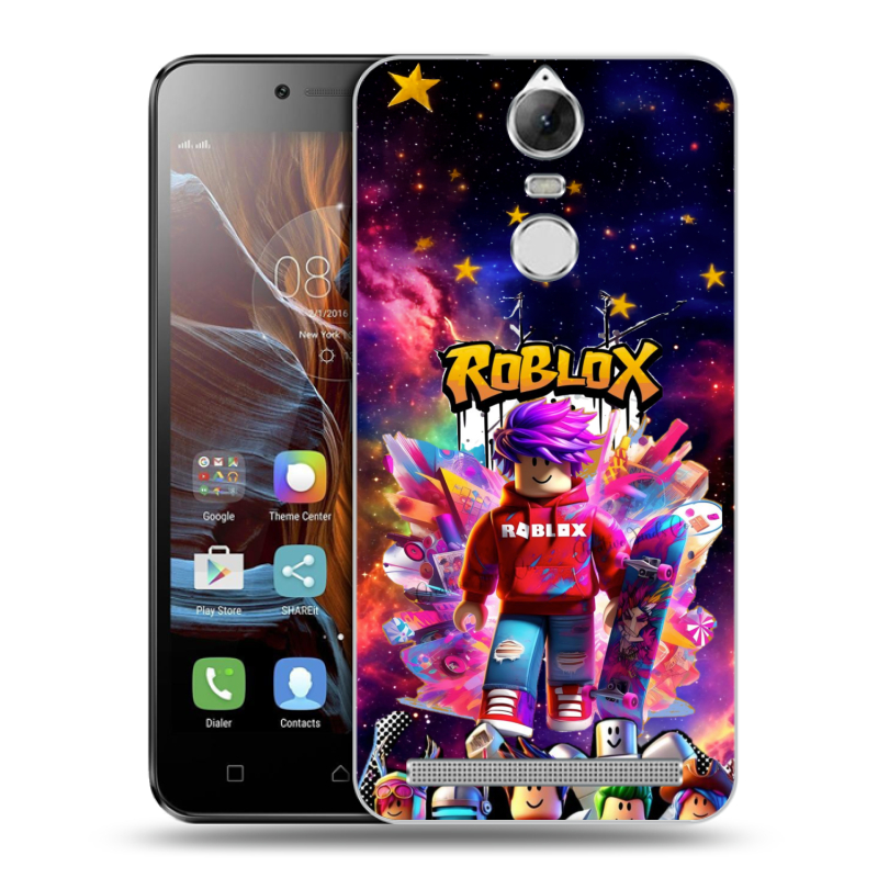 Пластиковый чехол на Lenovo K5 Note с принтом Roblox Роблокс Пластиковый чехол на Lenovo K5 Note с принтом Roblox Роблокс