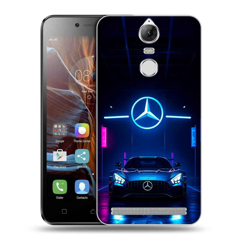 Силиконовый чехол на Lenovo K5 Note с принтом Mercedes Мерседес Силиконовый чехол на Lenovo K5 Note с принтом Mercedes Мерседес