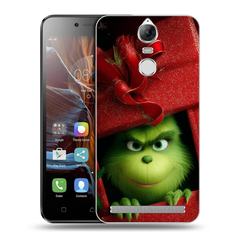 Пластиковый чехол на Lenovo K5 Note с принтом Новый год Пластиковый чехол на Lenovo K5 Note с принтом Новый год