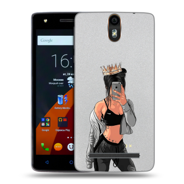 Силиконовый чехол на Wileyfox Storm с принтом Женские принты
