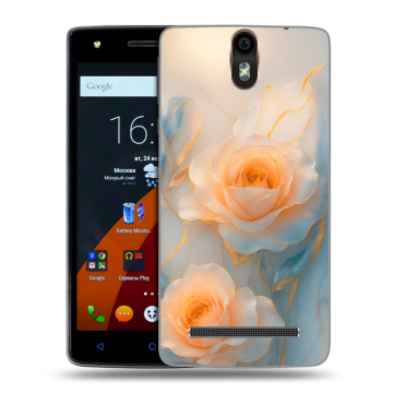 Силиконовый чехол на Wileyfox Storm с принтом Женский