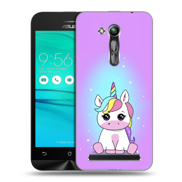 Силиконовый чехол на ASUS ZenFone Go 4.5 ZB452KG с принтом Единорог
