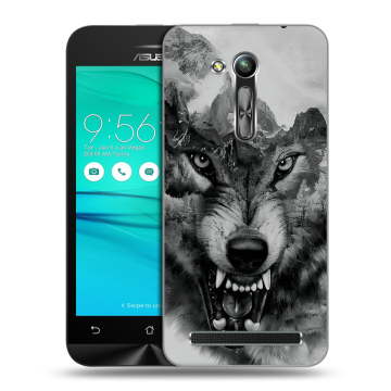 Силиконовый чехол на ASUS ZenFone Go 4.5 ZB452KG с принтом Волк