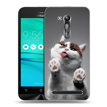Силиконовый чехол на ASUS ZenFone Go 4.5 ZB452KG с принтом Коты