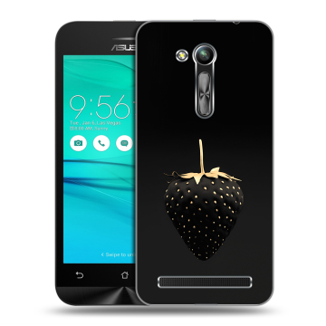 Силиконовый чехол на ASUS ZenFone Go 4.5 ZB452KG с принтом Черная клубника Силиконовый чехол на ASUS ZenFone Go 4.5 ZB452KG с принтом Черная клубника