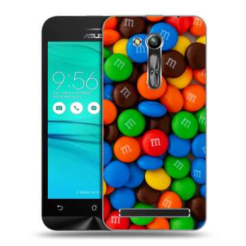 Силиконовый чехол на ASUS ZenFone Go 4.5 ZB452KG с принтом Конфеты