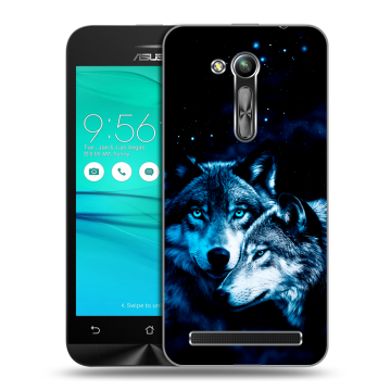 Силиконовый чехол на ASUS ZenFone Go 4.5 ZB452KG с принтом Волки