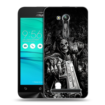 Силиконовый чехол на ASUS ZenFone Go 4.5 ZB452KG с принтом Скелет