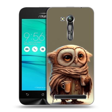 Силиконовый чехол на ASUS ZenFone Go 4.5 ZB452KG с принтом Сова Силиконовый чехол на ASUS ZenFone Go 4.5 ZB452KG с принтом Сова