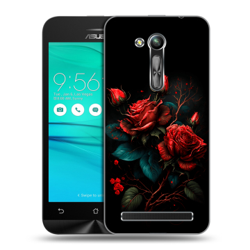 Силиконовый чехол на ASUS ZenFone Go 4.5 ZB452KG с принтом Розы красные