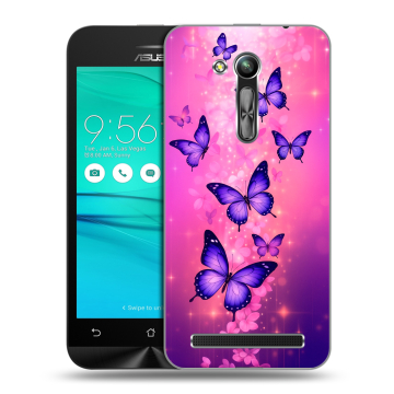 Силиконовый чехол на ASUS ZenFone Go 4.5 ZB452KG с принтом Бабочки