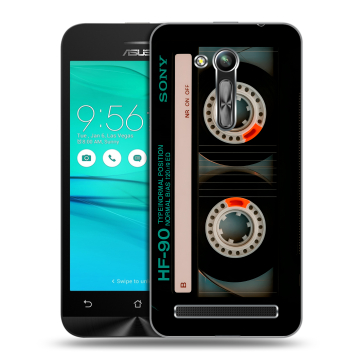 Силиконовый чехол на ASUS ZenFone Go 4.5 ZB452KG с принтом Кассета