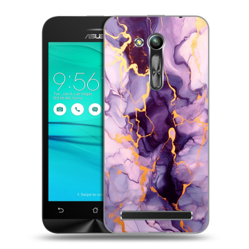 Силиконовый чехол на ASUS ZenFone Go 4.5 ZB452KG с принтом Мрамор