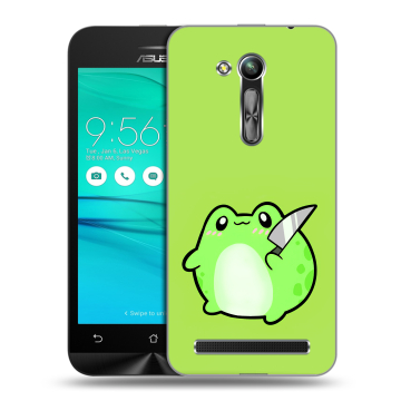 Силиконовый чехол на ASUS ZenFone Go 4.5 ZB452KG с принтом Лягушенок