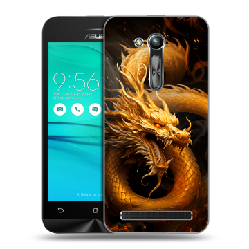 Силиконовый чехол на ASUS ZenFone Go 4.5 ZB452KG с принтом Золотой дракон Силиконовый чехол на ASUS ZenFone Go 4.5 ZB452KG с принтом Золотой дракон