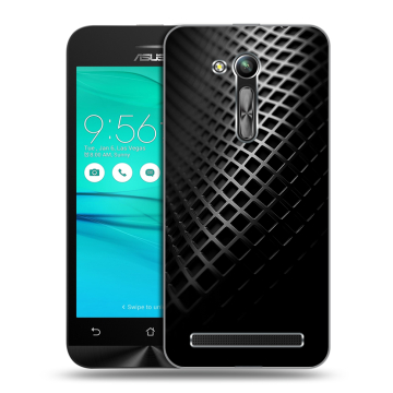 Силиконовый чехол на ASUS ZenFone Go 4.5 ZB452KG с принтом Текстура металла