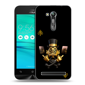 Силиконовый чехол на ASUS ZenFone Go 4.5 ZB452KG с принтом Золотой скрудж макдак