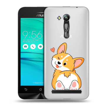Силиконовый чехол на ASUS ZenFone Go 4.5 ZB452KG с принтом Корги