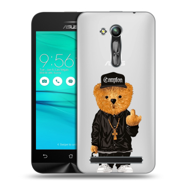 Силиконовый чехол на ASUS ZenFone Go 4.5 ZB452KG с принтом Плюшевый медведь