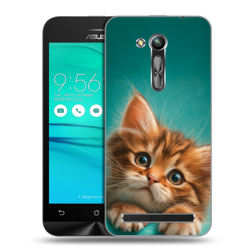 Силиконовый чехол на ASUS ZenFone Go 4.5 ZB452KG с принтом котенок