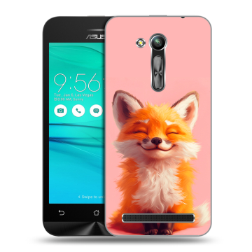 Силиконовый чехол на ASUS ZenFone Go 4.5 ZB452KG с принтом милая лиса