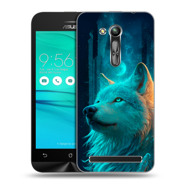 Силиконовый чехол на ASUS ZenFone Go 4.5 ZB452KG с принтом бабочки саккура